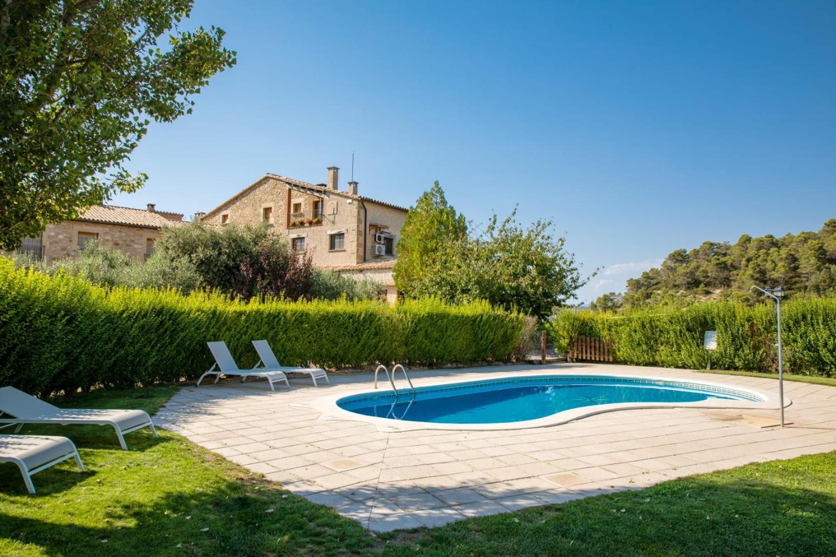 Cal Ros Bed & Breakfast Calonge de Segarra ภายนอก รูปภาพ